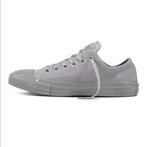 solid grey converse